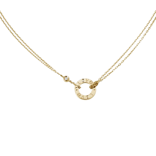 18K Love 2 Diamond Necklace