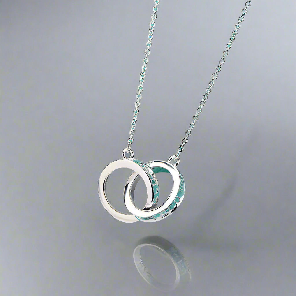 18K T 1837 Interlocking Circles Pendant Necklace