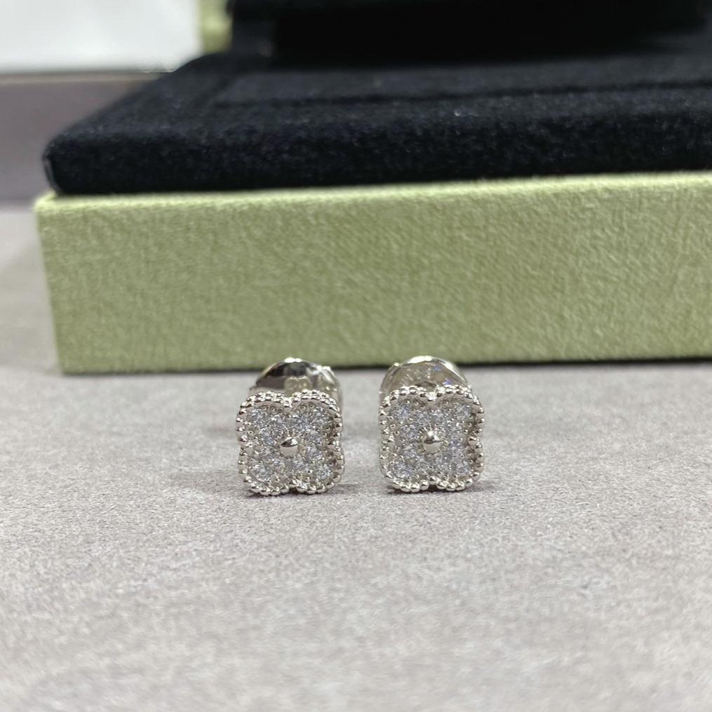 Vintage Alhambra Diamonds Earrings