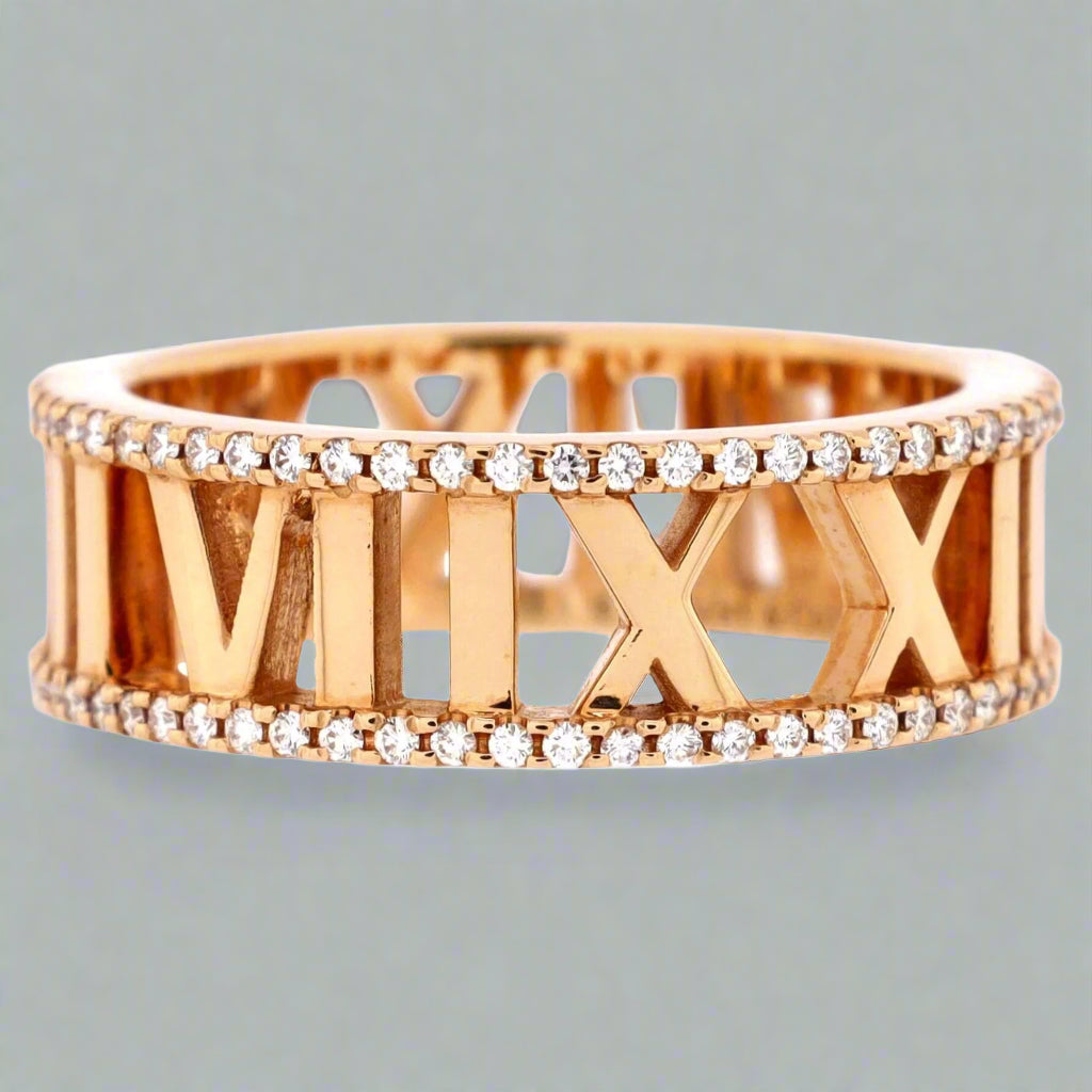 18K T Atlas Diamond Ring