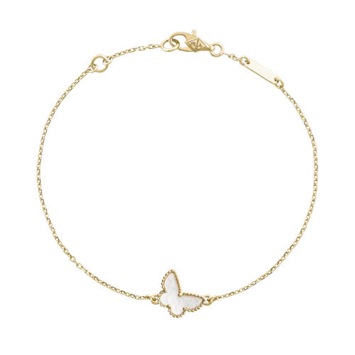 18K Lucky Alhambra Butterfly Pendant Bracelet