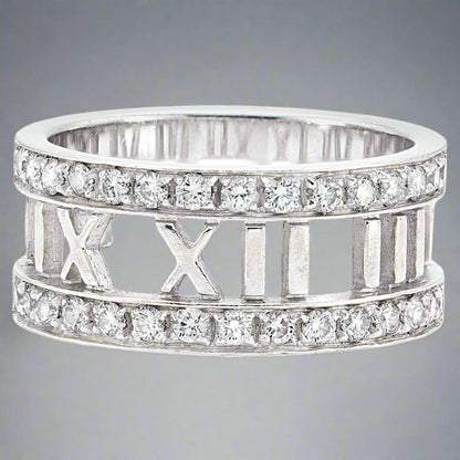18K T Atlas Open Diamond Ring
