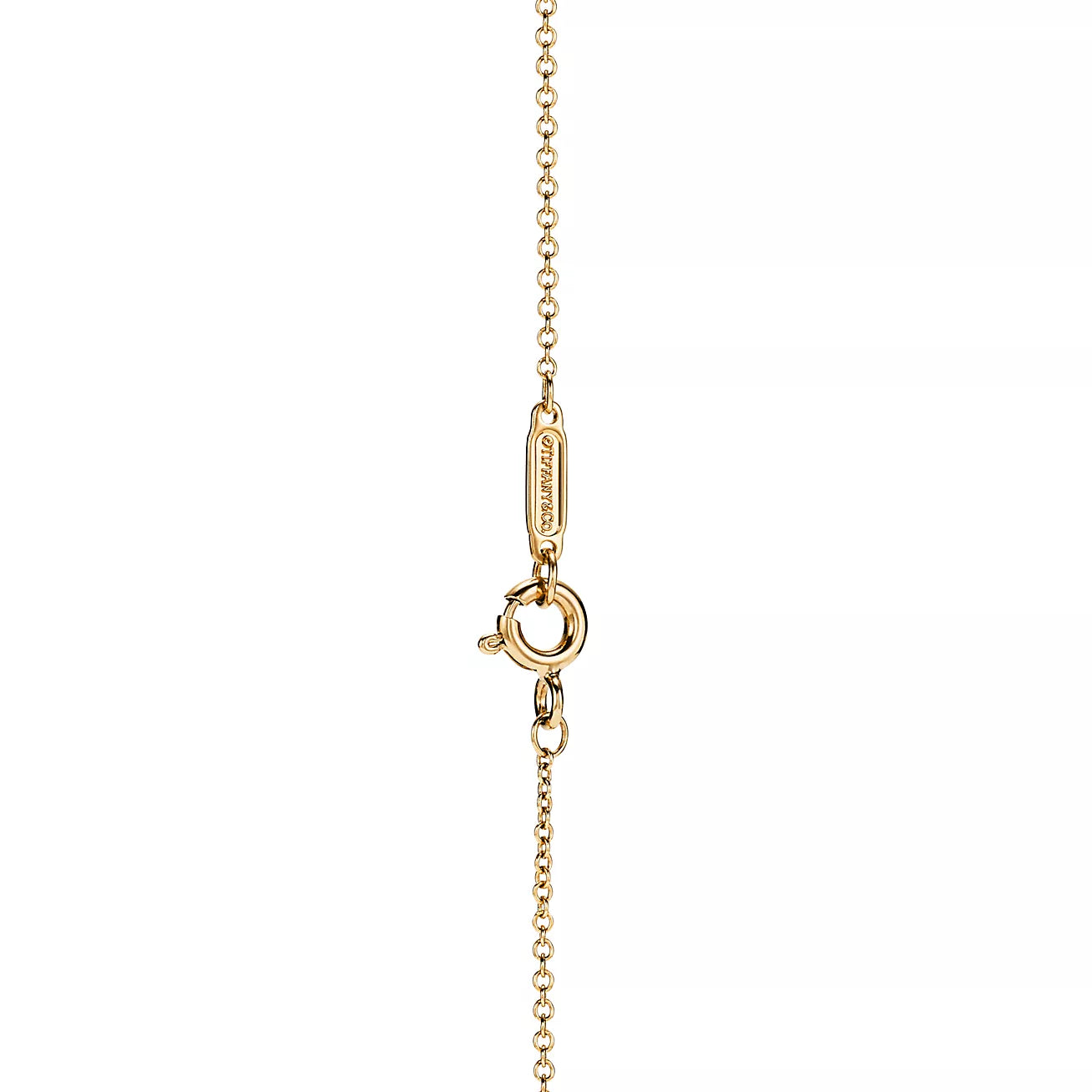 18K Return to T Mini Double Heart Necklace