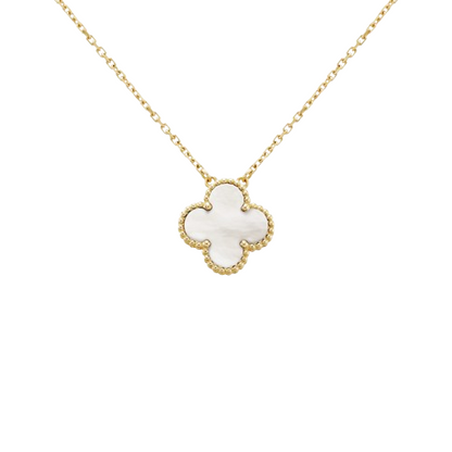 18K Vintage Alhambra Pendant Clover Necklace