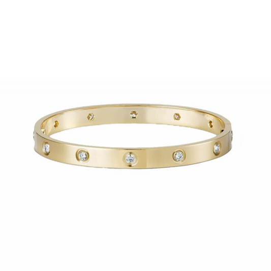 Ten Diamonds Love Bracelet