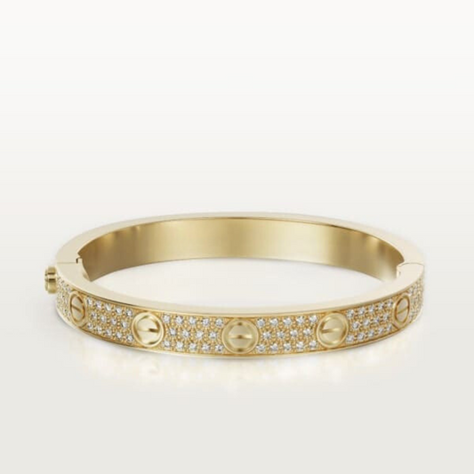 Pavé Diamond Love Bracelet