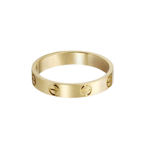 18K Love Wedding 4mm Ring
