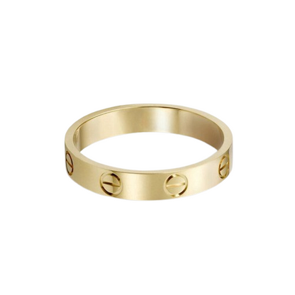 18K Love Wedding 4mm Ring