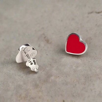 18K Return to T Heart Earrings