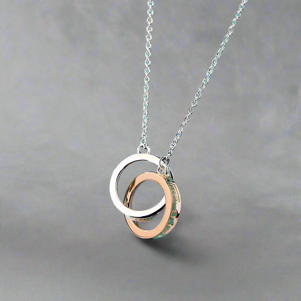 18K T 1837 Interlocking Circles Pendant Necklace