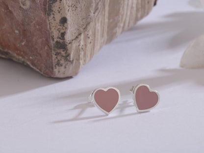 18K Return to T Heart Earrings