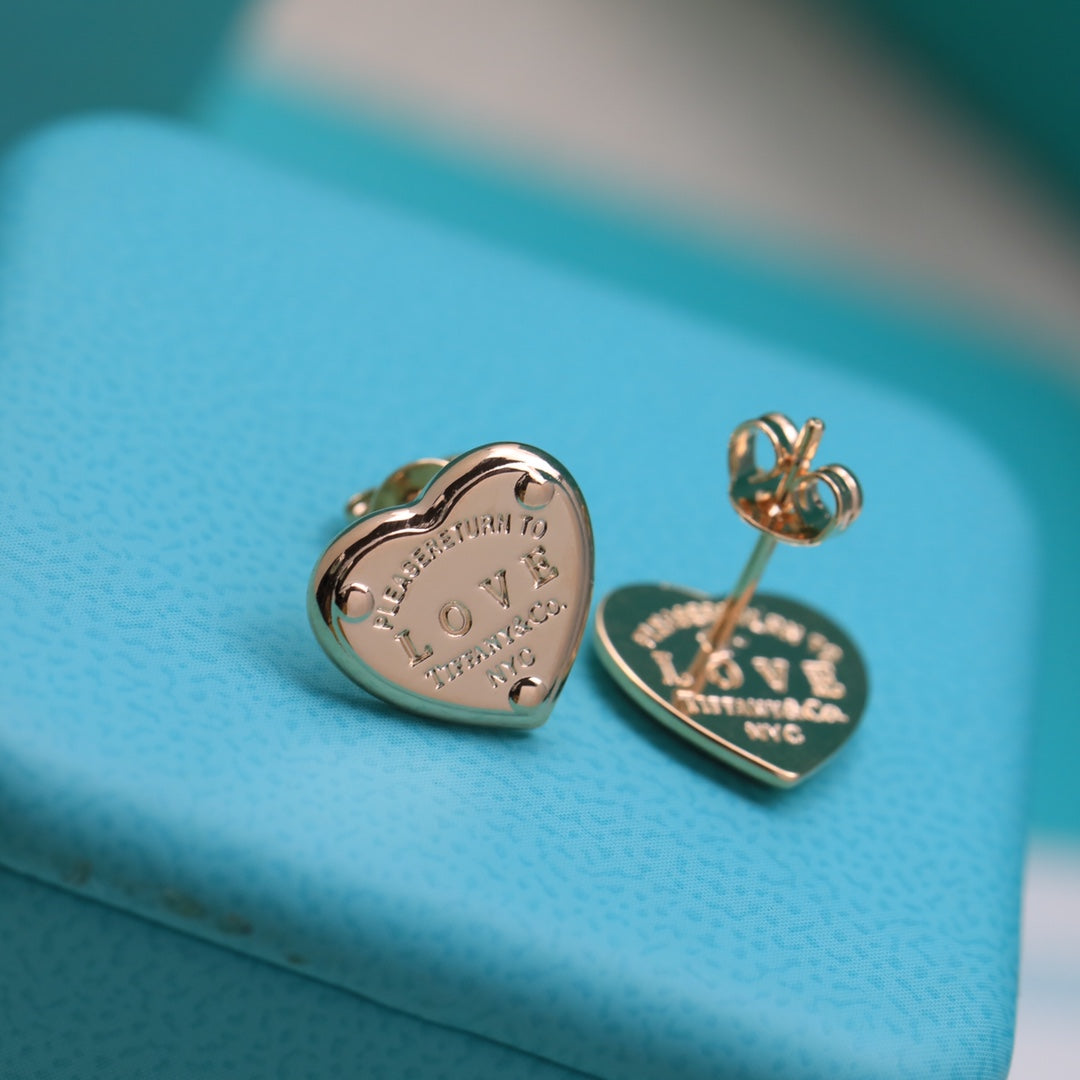 18K Return to T Love Earrings