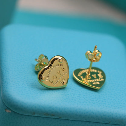 18K Return to T Love Earrings