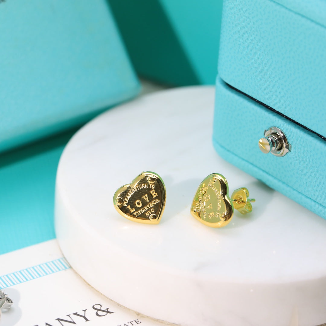 18K Return to T Love Earrings