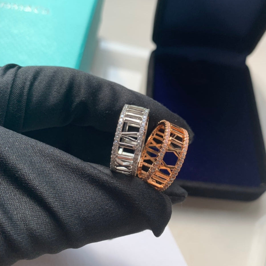 18K T Atlas Open Diamond Ring