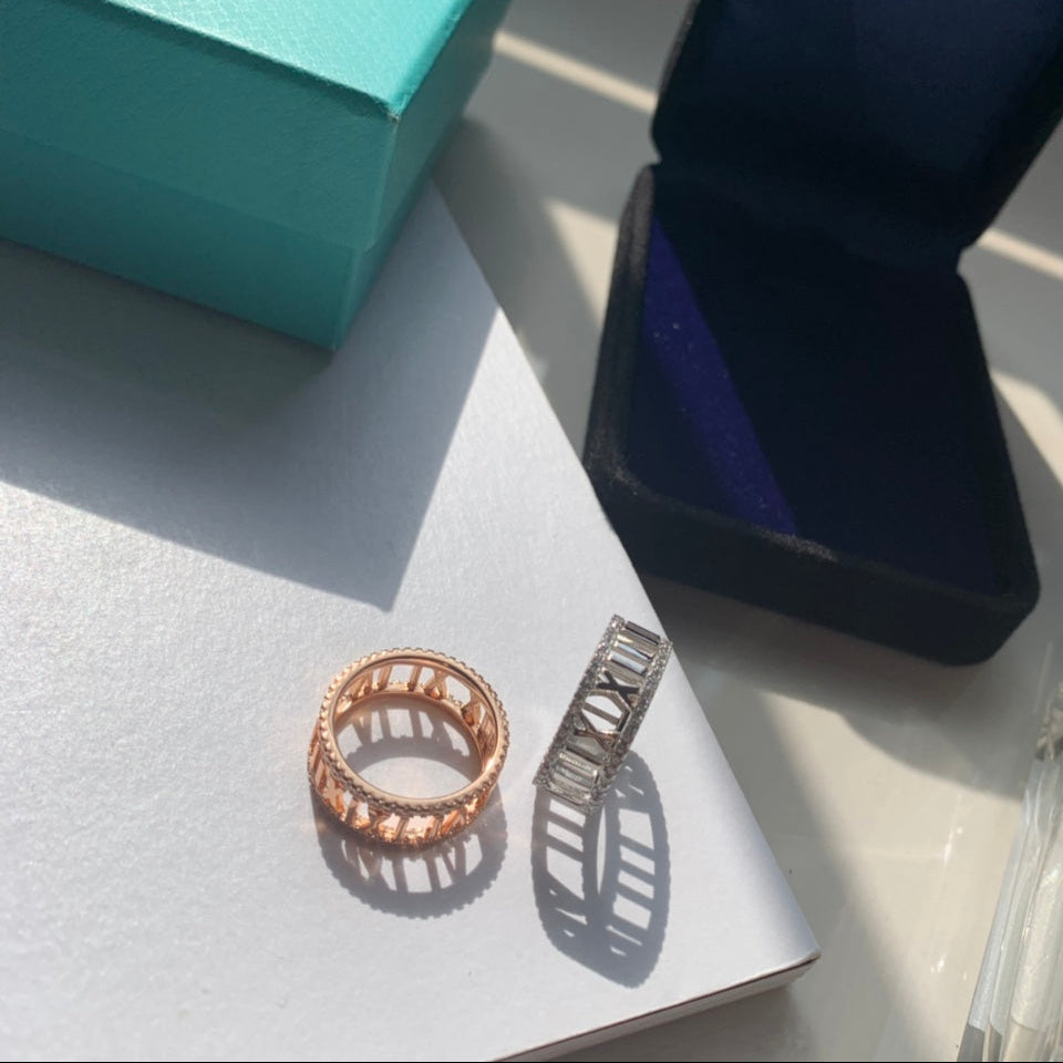 18K T Atlas Open Diamond Ring