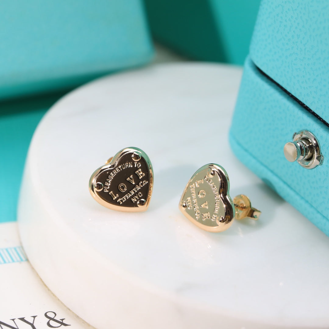 18K Return to T Love Earrings