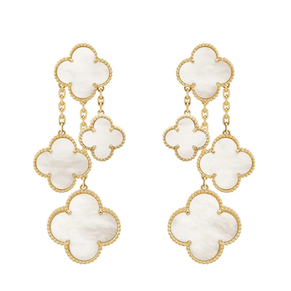 18K Magic Alhambra Four Motifs Earrings