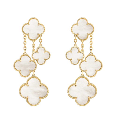 18K Magic Alhambra Four Motifs Earrings
